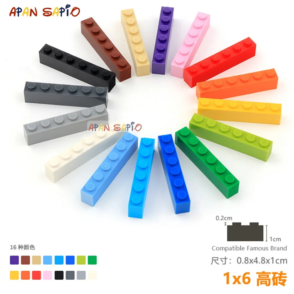 DIY blocks mini building blocks brick toys 1X6 high 8pcs/lot Duplo educational blocks toys for Children Compatible legoeING
DIY blocks mini building blocks brick toys 1X6 high 8pcs/lot Duplo educational blocks toys for Children Compatible legoeING