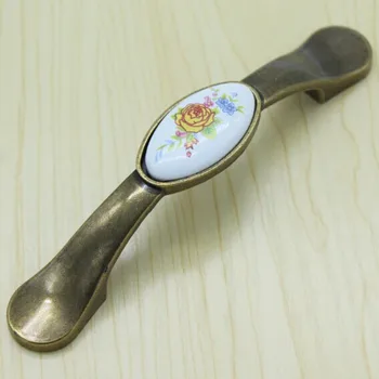 96mm ceramic kitchen cabinet handle bronze cupboard Pull antique zinc alloy drawer dresser wardrobe furniture handles pulls
96mm ceramic kitchen cabinet handle bronze cupboard Pull antique zinc alloy drawer dresser wardrobe furniture handles pulls