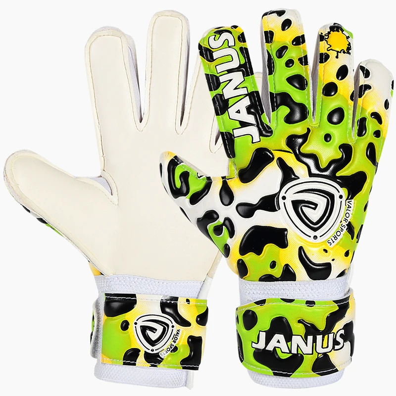 Janus Leopard Football Soccer Goalkeeper Gloves for Child Kid with Finger Save Protection Goalie Keeper GK Gloves Flat Cut NEW
Janus Leopard Football Soccer Goalkeeper Gloves for Child Kid with Finger Save Protection Goalie Keeper GK Gloves Flat Cut NEW