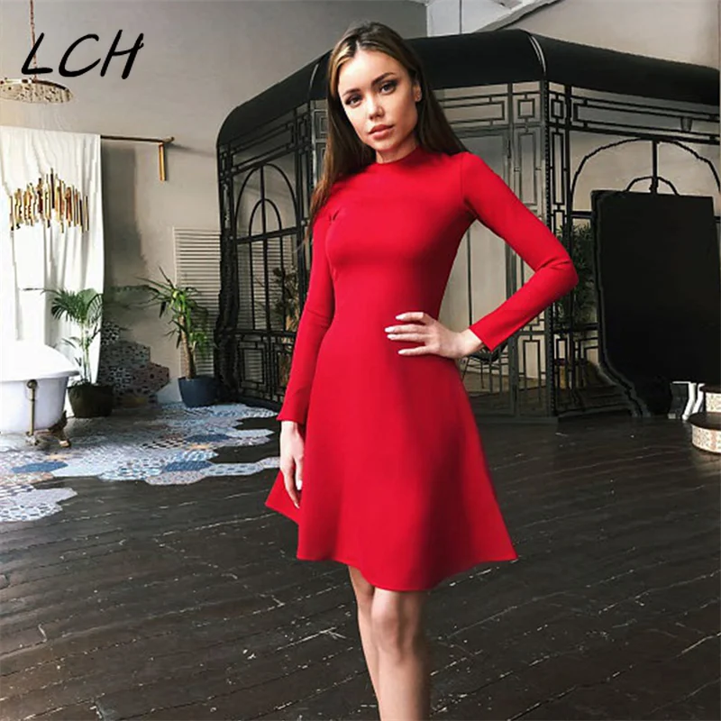 Fall Fashion 2018 Women Long Sleeve Bodycon O-neck Casual Dress Winter Vintage Sexy Mini Party Dresses Autumn Clothes Vestidos
Fall Fashion 2018 Women Long Sleeve Bodycon O-neck Casual Dress Winter Vintage Sexy Mini Party Dresses Autumn Clothes Vestidos