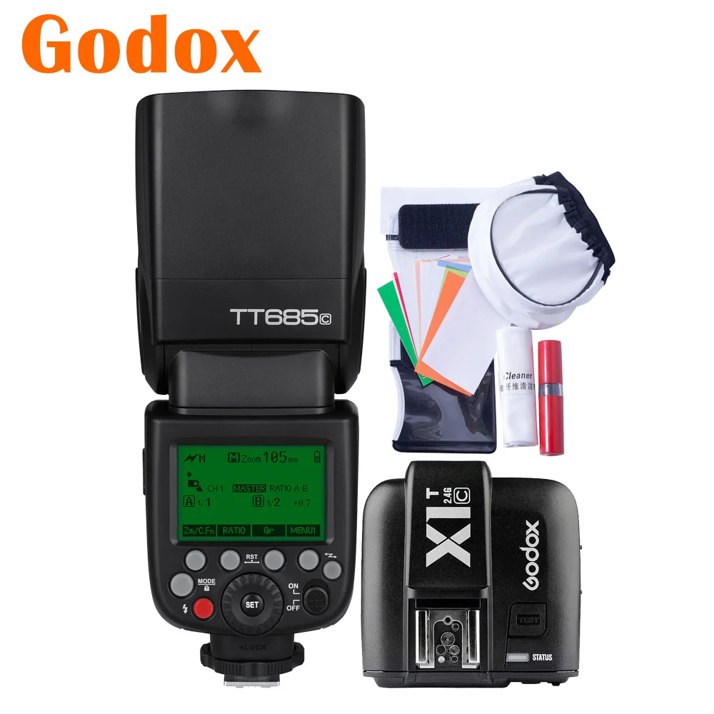 Godox TTL 2.4G HSS TT685 TT685C Speedlite X1T-C Transmitter Trigger For Canon Camera Flash 1100D 70D 700D 80D 800D 6D 7D 5D 750D
Godox TTL 2.4G HSS TT685 TT685C Speedlite X1T-C Transmitter Trigger For Canon Camera Flash 1100D 70D 700D 80D 800D 6D 7D 5D 750D