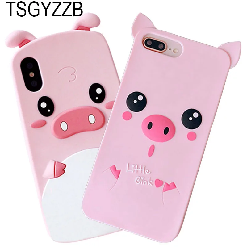 For iphone 8 6 6S 7 Plus Case Cover 3D Cute Cartoon Soft Silicone Phone Back Cases For iphone 6 X 5 5S Fundas Pink Ears Pig
For iphone 8 6 6S 7 Plus Case Cover 3D Cute Cartoon Soft Silicone Phone Back Cases For iphone 6 X 5 5S Fundas Pink Ears Pig