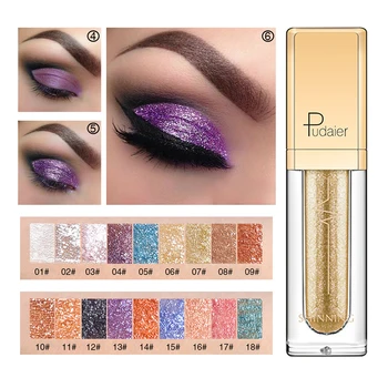18 Colors Eyes Makeup Glitter & Shimmer Liquid Diamond Pearly Shinning Cream Long lasting Eye Shadow Make Up Glitters TSLM1
18 Colors Eyes Makeup Glitter & Shimmer Liquid Diamond Pearly Shinning Cream Long lasting Eye Shadow Make Up Glitters TSLM1