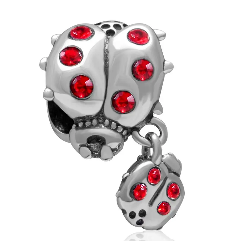 Tow Red Ladybird Dangle Charms 100% 925 Sterling Silver Insect Charms fits Pandora Bracelets for Women Gift
Tow Red Ladybird Dangle Charms 100% 925 Sterling Silver Insect Charms fits Pandora Bracelets for Women Gift