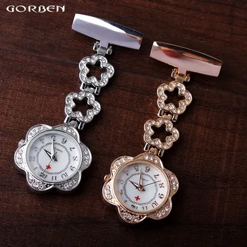 Medical Paramedic Brooch Pin Clip-on Fob Nurse Watch Crystal Flower Shape Rose Gold Silver Hanging-on Pocket Watch Doctor Gifts
Medical Paramedic Brooch Pin Clip-on Fob Nurse Watch Crystal Flower Shape Rose Gold Silver Hanging-on Pocket Watch Doctor Gifts