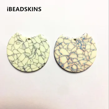 New arrival! 37x30mm 50pcs/lot acetic acid Imitation marble crack effect Round-shape charms for earring/Jewelry DIY(As shown)
New arrival! 37x30mm 50pcs/lot acetic acid Imitation marble crack effect Round-shape charms for earring/Jewelry DIY(As shown)