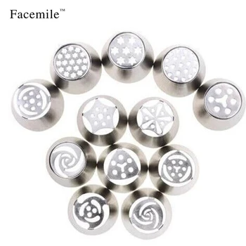 12PCS/Set Large Size Russian Nozzles Decoration Tips Cake Cupcake Decorating Tools Icing Piping Nozzle Baking & Pastry Gift
12PCS/Set Large Size Russian Nozzles Decoration Tips Cake Cupcake Decorating Tools Icing Piping Nozzle Baking & Pastry Gift