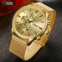 LIANDU Fashion Women Men Simple Stainless Steel Analog Quartz Wrist Watch May28 LIANDU Fashion Women Men Simple Stainless Steel Analog Quartz Wrist Watch May28