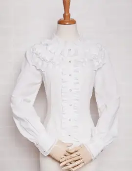 Autumn with LOLITA blouse dresses chiffon lace lotus palace of cultivate one's horn sleeve long sleeve shirts
Autumn with LOLITA blouse dresses chiffon lace lotus palace of cultivate one's horn sleeve long sleeve shirts