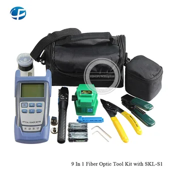 Factory price Fiber Optic Tool Kit with 9 in 1 SKL-S1 Fiber Cleaver Optical Power Meter 1mw visual fault locator on stock
Factory price Fiber Optic Tool Kit with 9 in 1 SKL-S1 Fiber Cleaver Optical Power Meter 1mw visual fault locator on stock