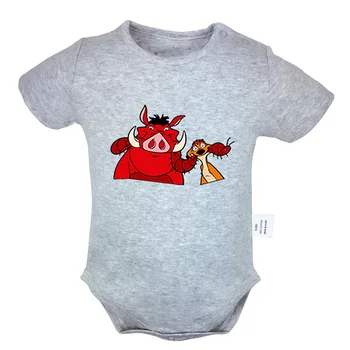 The Lion King Funng Pumbaa Timon Printed Newborn Baby Girl Boys Clothes Short Sleeve Romper Jumpsuit Outfits 100% Cotton
The Lion King Funng Pumbaa Timon Printed Newborn Baby Girl Boys Clothes Short Sleeve Romper Jumpsuit Outfits 100% Cotton