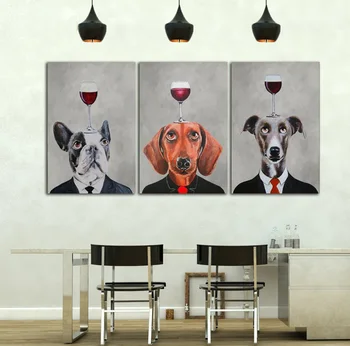 AtFipan Animals Canvas Dog Gentleman Drink Wine Canvas Art Print Painting Poster ornamentation Wall Pictures for Home Decoration
AtFipan Animals Canvas Dog Gentleman Drink Wine Canvas Art Print Painting Poster ornamentation Wall Pictures for Home Decoration