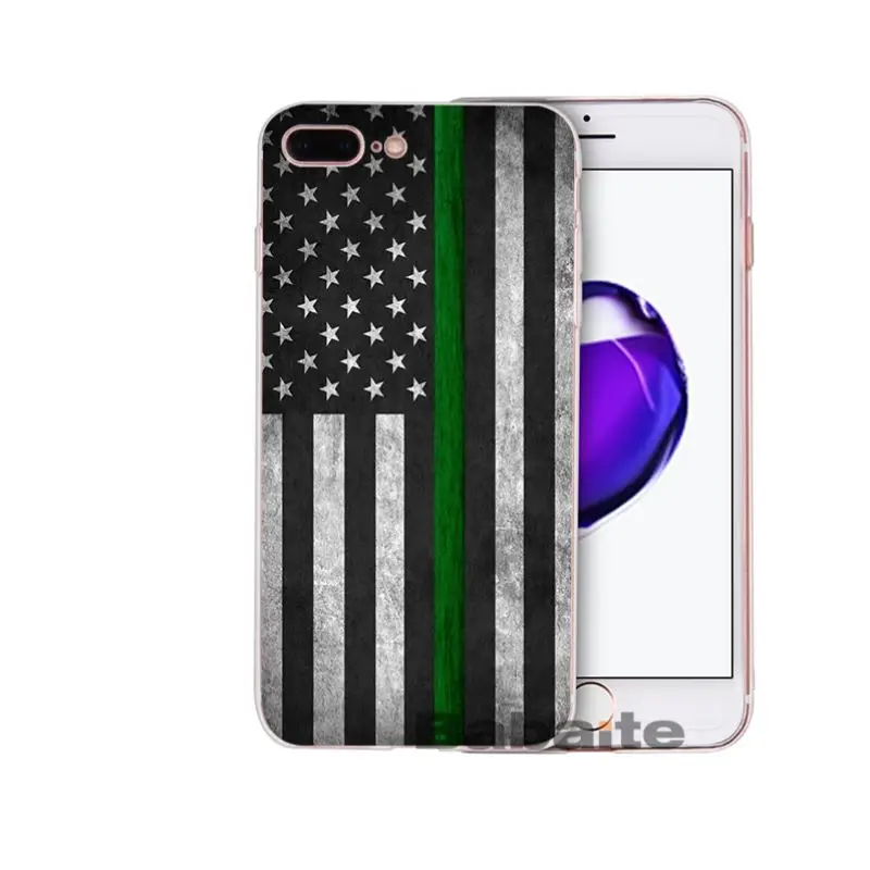 Thin Blue Line American US Flag