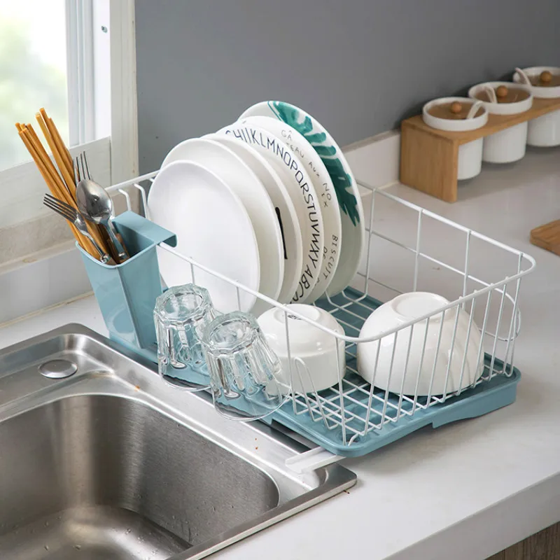 Metal Dish Storage Rack Drainer Kitchen Utensils Tableware Holder Drying Tray Tableware Shelf Blue White Storage basket mx411113
Metal Dish Storage Rack Drainer Kitchen Utensils Tableware Holder Drying Tray Tableware Shelf Blue White Storage basket mx411113
