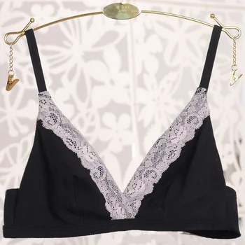 Women Lace Cotton Patchwork Bra Wire Free V Neck Breathable Ladies Bras Adjusted Straps Back Closure Female Everyday Underwear
Women Lace Cotton Patchwork Bra Wire Free V Neck Breathable Ladies Bras Adjusted Straps Back Closure Female Everyday Underwear