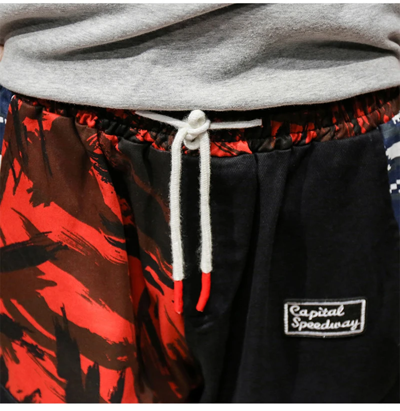 Camo Pants Man Hip Hop Ankle (17)