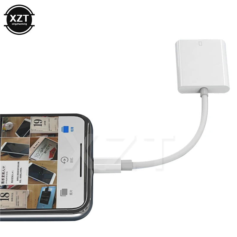 Card Reader Micro SD OTG Smart Camera Card Reader Lightning Adapter for iPhone X iPod Memory Cards Card Reader HOT SALE
Card Reader Micro SD OTG Smart Camera Card Reader Lightning Adapter for iPhone X iPod Memory Cards Card Reader HOT SALE