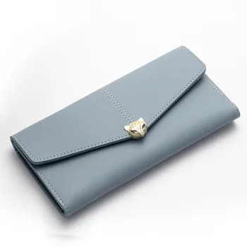Ms. Long Wallet seventy percent off Korean zipper buckle leather solid hand bag
Ms. Long Wallet seventy percent off Korean zipper buckle leather solid hand bag