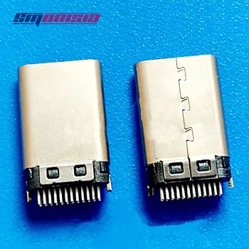 100pcs 0.8mm Plywood 24P USB Stretching Male Jack Connector Round 3.1 Type C usb Socket with PCB Board
100pcs 0.8mm Plywood 24P USB Stretching Male Jack Connector Round 3.1 Type C usb Socket with PCB Board