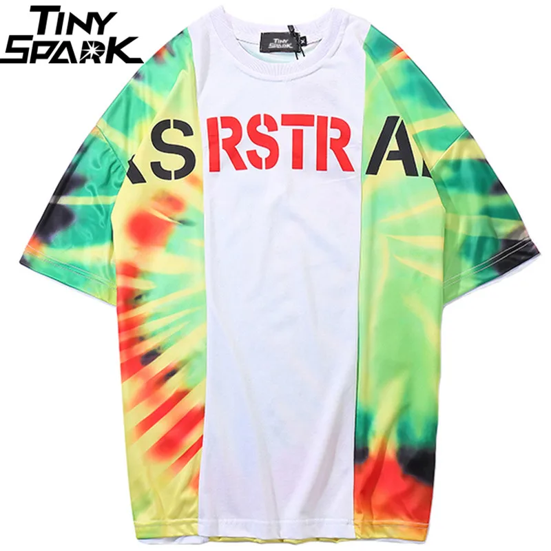 2019 Men Harajuku T Shirt Color Block Patchwork T-Shirt Streetwear Summer Hip Hop Tshirt Tie Dyed Tops Tees Cotton Hipster Print
2019 Men Harajuku T Shirt Color Block Patchwork T-Shirt Streetwear Summer Hip Hop Tshirt Tie Dyed Tops Tees Cotton Hipster Print