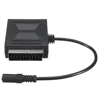Black Stereo Adaptateur Peritel Male SCART Adapter to Output 3.5mm Femelle Convertor Connector Cable
Black Stereo Adaptateur Peritel Male SCART Adapter to Output 3.5mm Femelle Convertor Connector Cable