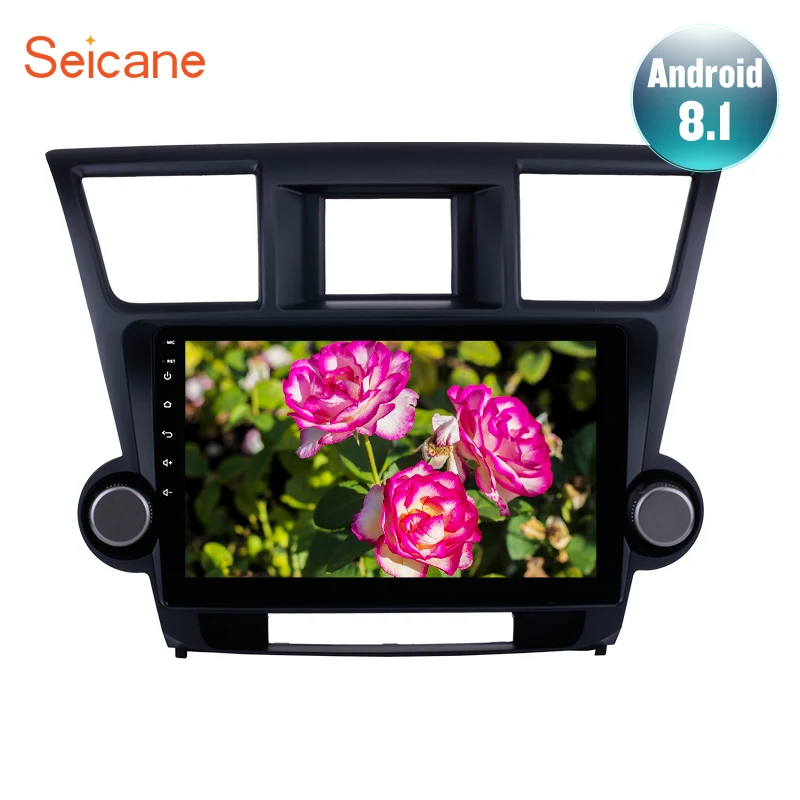 Seicane For 2014 2015 Toyota Highlander 2Din Android 8.1 10.1" Car Radio GPS Multimedia Player Head Unit Support Wifi OBD2 TPMS 
Seicane For 2014 2015 Toyota Highlander 2Din Android 8.1 10.1" Car Radio GPS Multimedia Player Head Unit Support Wifi OBD2 TPMS