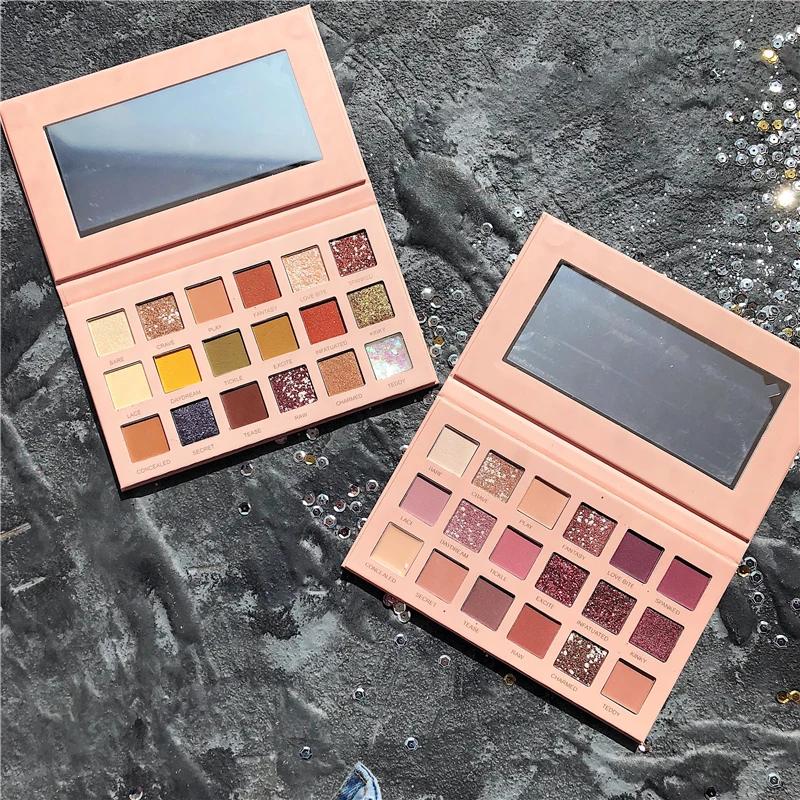 Brand Waterproof Makeup Palette 18 Color Eyeshadow Palette Shimmer Glitter Matte Eyeshadow Pallete Pigmented Smoky Nude Cosmetic
Brand Waterproof Makeup Palette 18 Color Eyeshadow Palette Shimmer Glitter Matte Eyeshadow Pallete Pigmented Smoky Nude Cosmetic