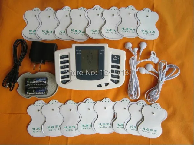 

JR-309 Hot new Russian or English Electrical Stimulator Full Body Relax Muscle Therapy Massager,Pulse tens Acupuncture +16 pads