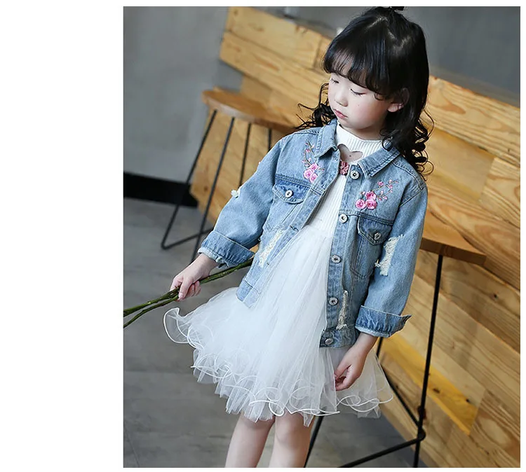 Embroidered Florals Denim Jackets For Teens Girls Autumn 2019 Fashion Broken Hole Jeans Coats Clothing Children Outerwear Tops (10).jpg