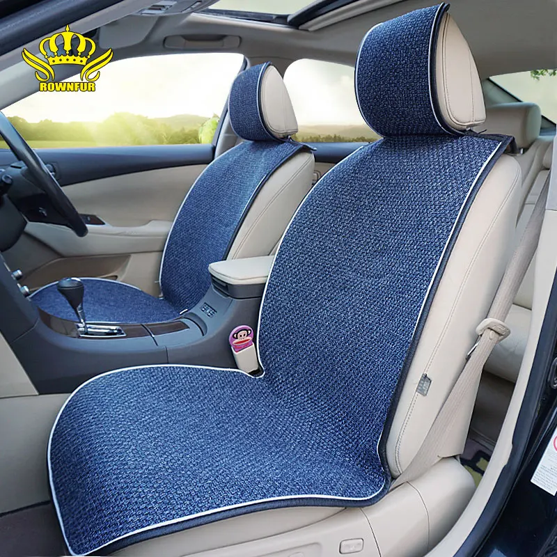 ROWNFUR New Arrival 1pcs Universal Car Seat Covers For Front Seats Four Seasons Flax Seat Covers Interior Seat Protect Cushion
ROWNFUR New Arrival 1pcs Universal Car Seat Covers For Front Seats Four Seasons Flax Seat Covers Interior Seat Protect Cushion