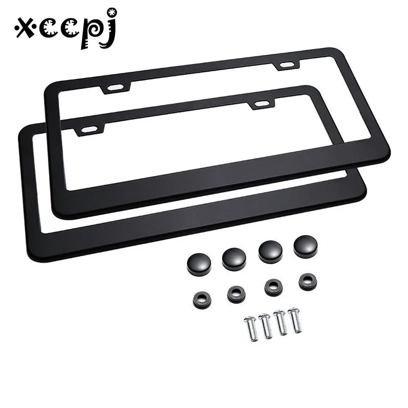 Black License Plate Frames,Stainless Steel Car Licence Plate Covers Slim Design 1 PCS with Bolts Washer Caps for US Standard
Black License Plate Frames,Stainless Steel Car Licence Plate Covers Slim Design 1 PCS with Bolts Washer Caps for US Standard