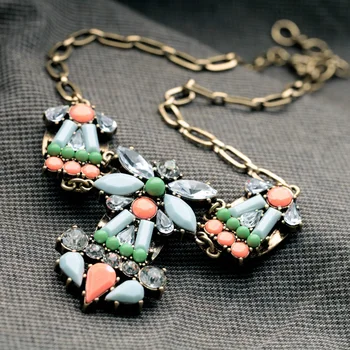 2019 New Fashion Design New Arrival Resin Personality Big Jewelry Retro Alloy Crystal Flower Pendant Necklace For Women
2019 New Fashion Design New Arrival Resin Personality Big Jewelry Retro Alloy Crystal Flower Pendant Necklace For Women