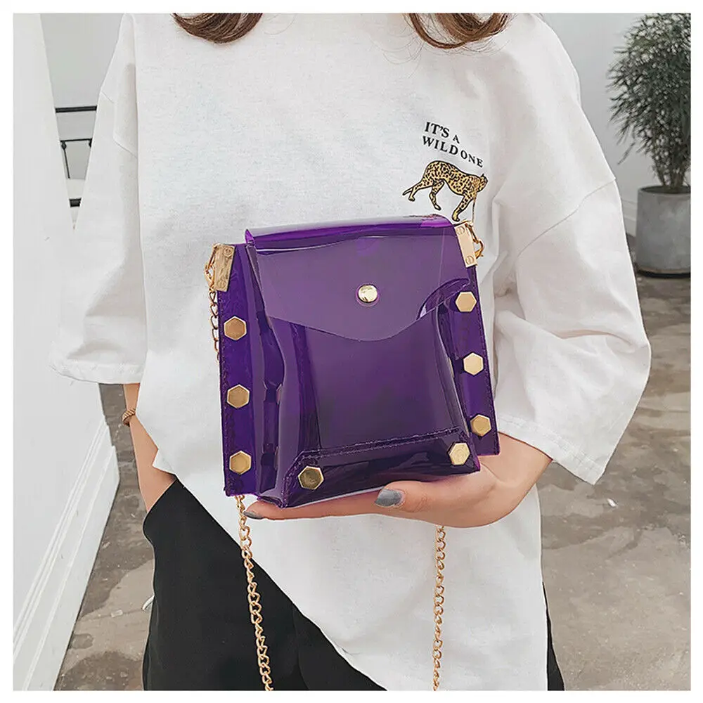 2019 The New Fashion Clothing Suit Many Occasion Women Mini Transparent PVC Plastic Cross body Durable Summer Shoulder Bag
2019 The New Fashion Clothing Suit Many Occasion Women Mini Transparent PVC Plastic Cross body Durable Summer Shoulder Bag