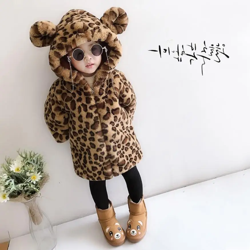 Children's Cartoon Faux Fur Hooded Leopard Jacket Winter Kids Baby Coat Boys Faux Fur Outerwear Toddler Girls Warm Jacket Y26
Children's Cartoon Faux Fur Hooded Leopard Jacket Winter Kids Baby Coat Boys Faux Fur Outerwear Toddler Girls Warm Jacket Y26