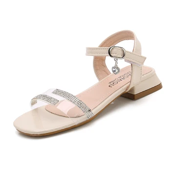 Bekamille Children Shoes Girls Sandals For kids Transparent Shoes Rhinestone Decoration Sweet Fashion Simple Sandals
Bekamille Children Shoes Girls Sandals For kids Transparent Shoes Rhinestone Decoration Sweet Fashion Simple Sandals