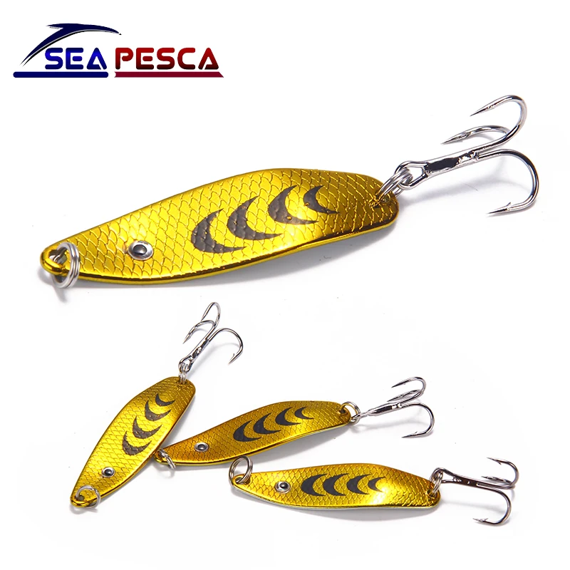 SEAPESCA Metal Spoon Fishing Lure Spinner Bait Colorful Sequins Hooks 6.5g Artificial Hard Bait Tackle Fishing Accessories ZB487
SEAPESCA Metal Spoon Fishing Lure Spinner Bait Colorful Sequins Hooks 6.5g Artificial Hard Bait Tackle Fishing Accessories ZB487