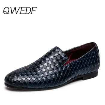QWEDF 2019 Men Shoes luxury Brand Braid Leather Casual Driving Oxfords Shoes Men Loafers Moccasins Italian Shoes for Men K8-33
QWEDF 2019 Men Shoes luxury Brand Braid Leather Casual Driving Oxfords Shoes Men Loafers Moccasins Italian Shoes for Men K8-33