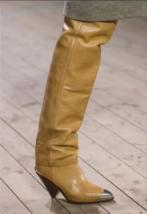 Hot Fashion All Kinds Of Colour Genuine Leather Over-the-Knee Shoes Slip-On Pointed Toe Spike Heels Women Shoe Bling Women Boots
Hot Fashion All Kinds Of Colour Genuine Leather Over-the-Knee Shoes Slip-On Pointed Toe Spike Heels Women Shoe Bling Women Boots