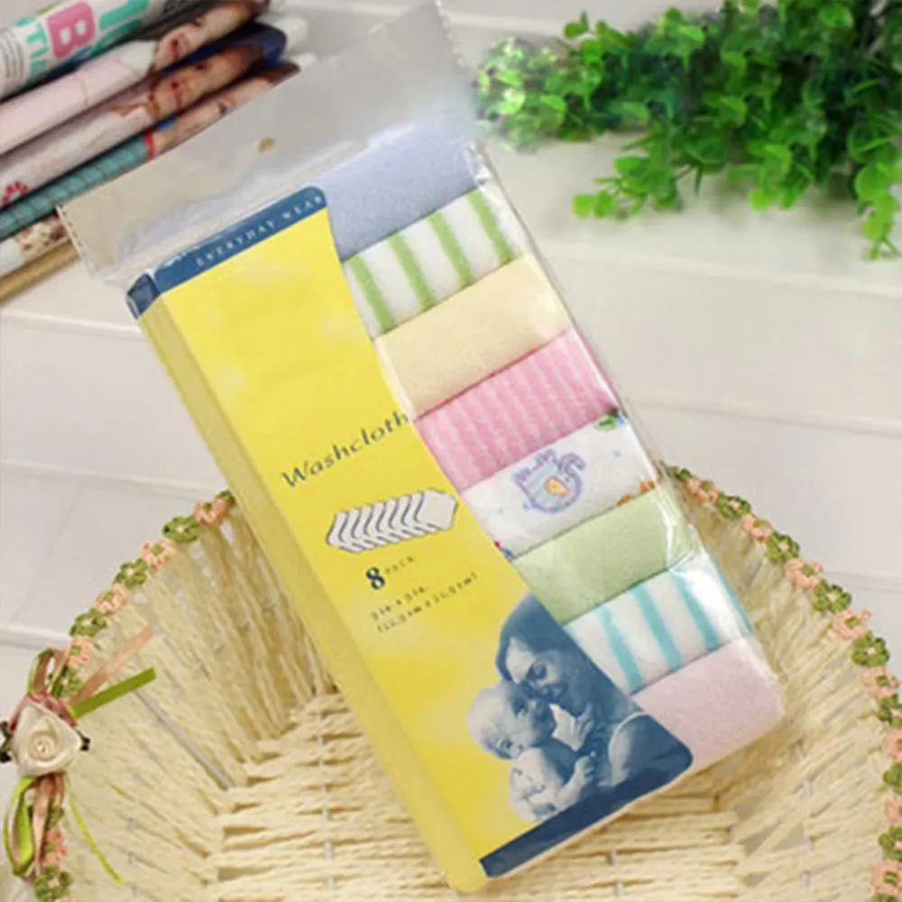 Soft Comfortable Square Towels 20.5*20.5cm Cotton Kids Cleaning Product 8pcs/Pcak Baby Feeding Accessory Body Wash
Soft Comfortable Square Towels 20.5*20.5cm Cotton Kids Cleaning Product 8pcs/Pcak Baby Feeding Accessory Body Wash