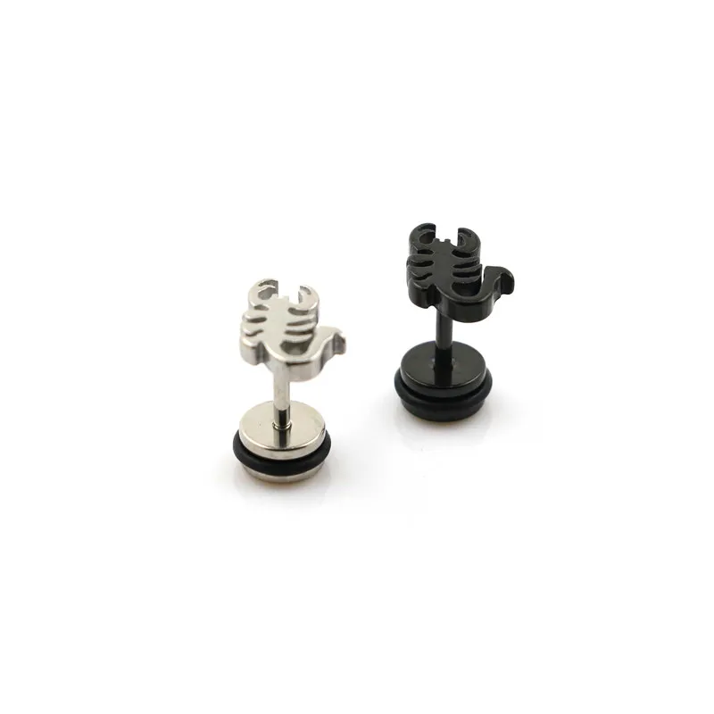 free shipping Scorpion ear piercing illusion cheater 20pcs 1.2*6*5/10mm surgical Stainless Steel Scorpion laser cut fake plug
free shipping Scorpion ear piercing illusion cheater 20pcs 1.2*6*5/10mm surgical Stainless Steel Scorpion laser cut fake plug