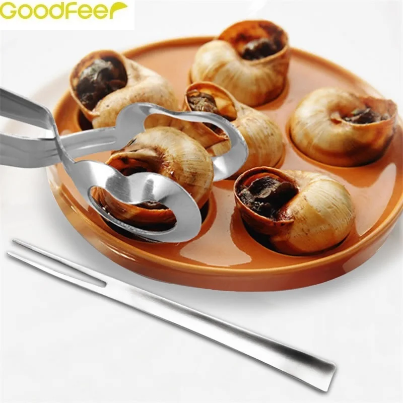Goodfeer Snail Tongs Seafood Fork Set 304Stainless Steel Hollow Head Small Food Clips Mini Crab Oyster Picks Serving Utensils
Goodfeer Snail Tongs Seafood Fork Set 304Stainless Steel Hollow Head Small Food Clips Mini Crab Oyster Picks Serving Utensils
