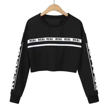Hot sale sweatshirt women hoodies Fashion White Letter Print Crop Sweatshirt Top moletom sudaderas mujer 2017
Hot sale sweatshirt women hoodies Fashion White Letter Print Crop Sweatshirt Top moletom sudaderas mujer 2017