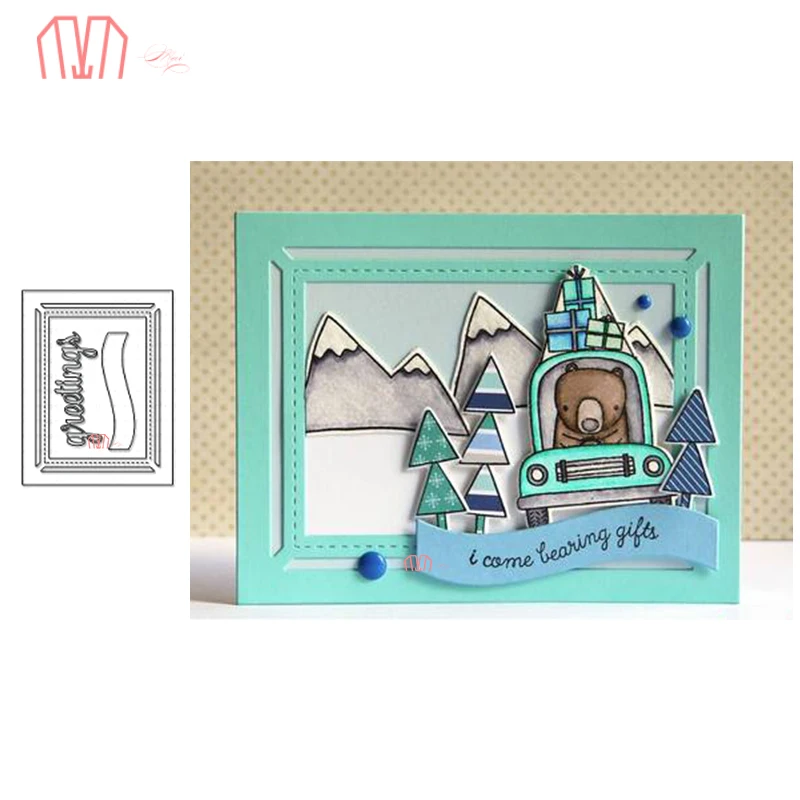 Mai Greetings Frame Metal Cutting Dies Stencils for DIY Scrapbooking photo album Decorative Embossing DIY Paper Cards
Mai Greetings Frame Metal Cutting Dies Stencils for DIY Scrapbooking photo album Decorative Embossing DIY Paper Cards