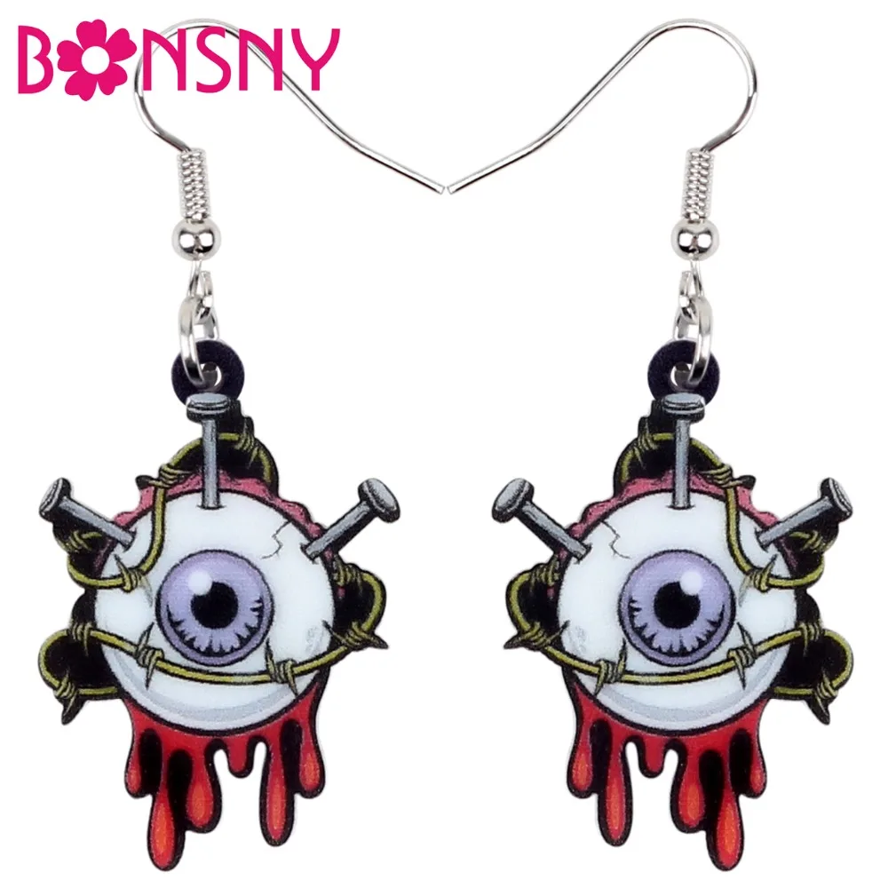 Bonsny Acrylic Halloween Horrible Eyeball Earrings Drop Dangle Big Long Fashion Punk Jewelry For Women Girls Party Charms Bulk
Bonsny Acrylic Halloween Horrible Eyeball Earrings Drop Dangle Big Long Fashion Punk Jewelry For Women Girls Party Charms Bulk