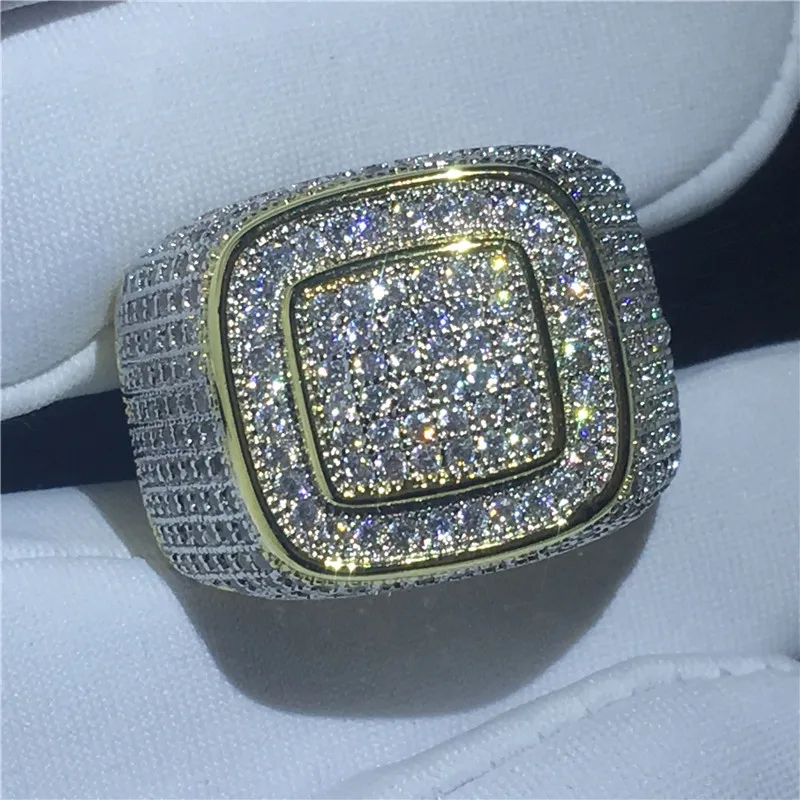 2018 Male Hiphop ring Yellow Gold Filled 925 silver Pave setting 5A zircon Stone Anniversary Party Band Rings for Men Jewelry
2018 Male Hiphop ring Yellow Gold Filled 925 silver Pave setting 5A zircon Stone Anniversary Party Band Rings for Men Jewelry