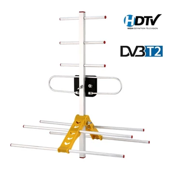 Terrestrial Digital TV Antenna Outdoor TV Antenna For Digital TVs DVBT2 HDTV ISDBT ATSC High Gain Strong Signal + Coaxial Cable
Terrestrial Digital TV Antenna Outdoor TV Antenna For Digital TVs DVBT2 HDTV ISDBT ATSC High Gain Strong Signal + Coaxial Cable