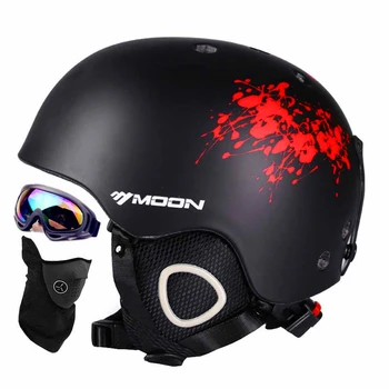 Moon skiing helmet autumn and winter adult male ladies monoboard skiing flanchard equipment Snow Sports saftly Helmets
Moon skiing helmet autumn and winter adult male ladies monoboard skiing flanchard equipment Snow Sports saftly Helmets