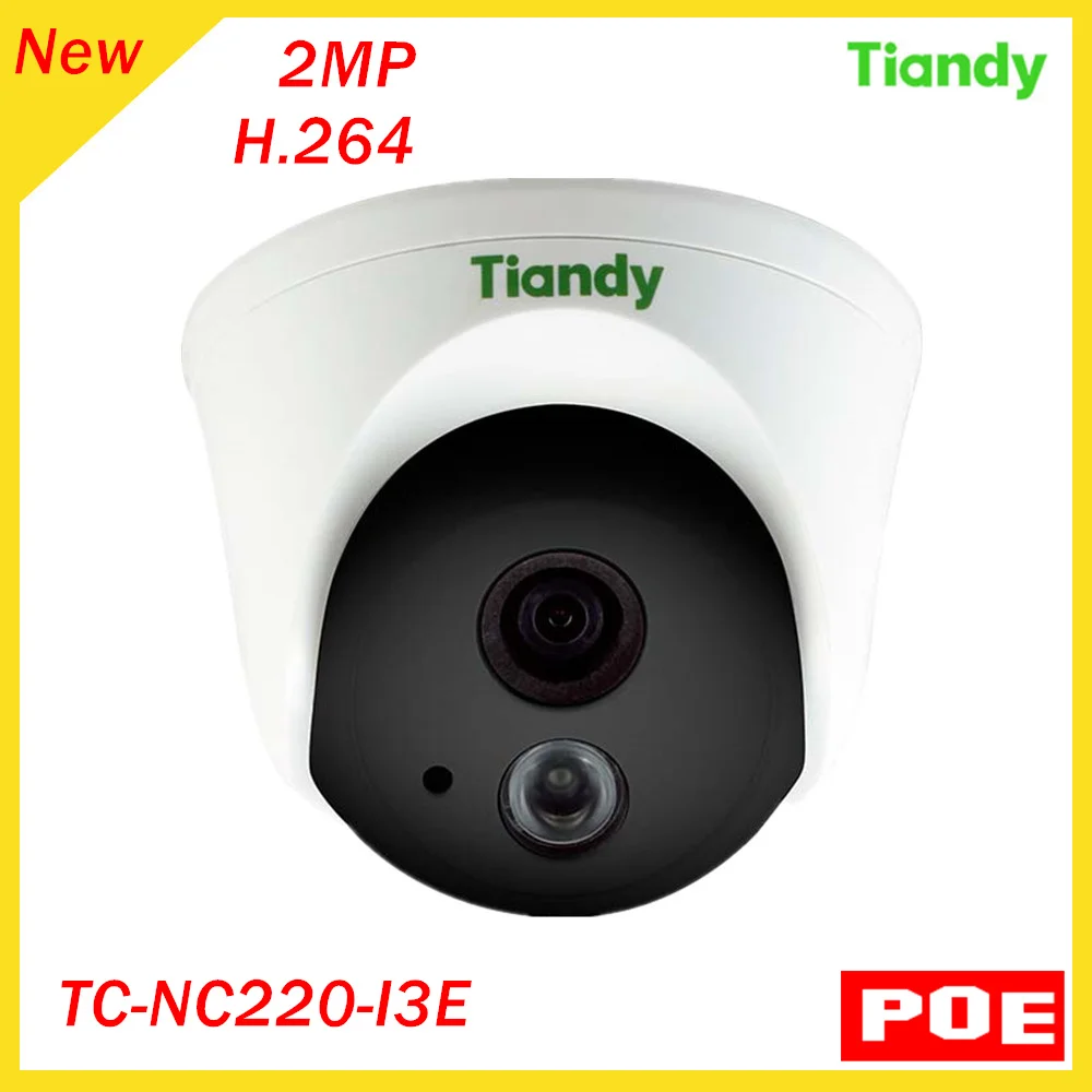 New 2MP Tiandy IP Camera TC-NC220-I3E IR distance 20-30m 1080p IP system survillance camera Support POE
New 2MP Tiandy IP Camera TC-NC220-I3E IR distance 20-30m 1080p IP system survillance camera Support POE