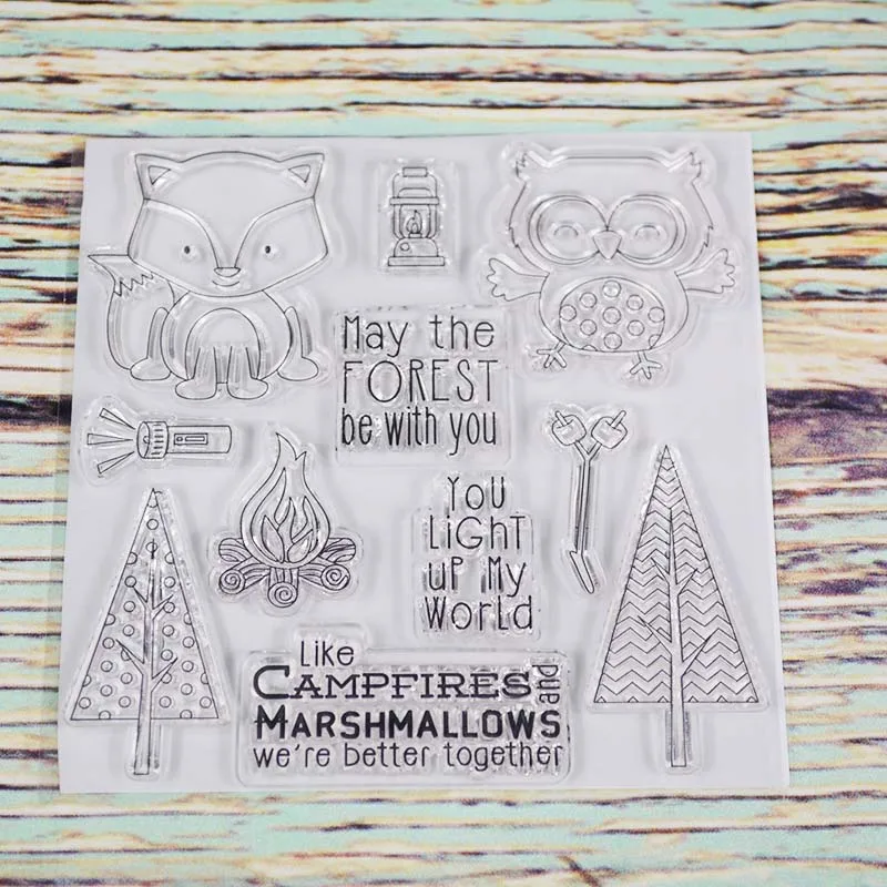 May the forest be with you transparent clear stamp for DIY Scrapbooking/Card Making/Kids Christmas Fun Decoration Supplies
May the forest be with you transparent clear stamp for DIY Scrapbooking/Card Making/Kids Christmas Fun Decoration Supplies