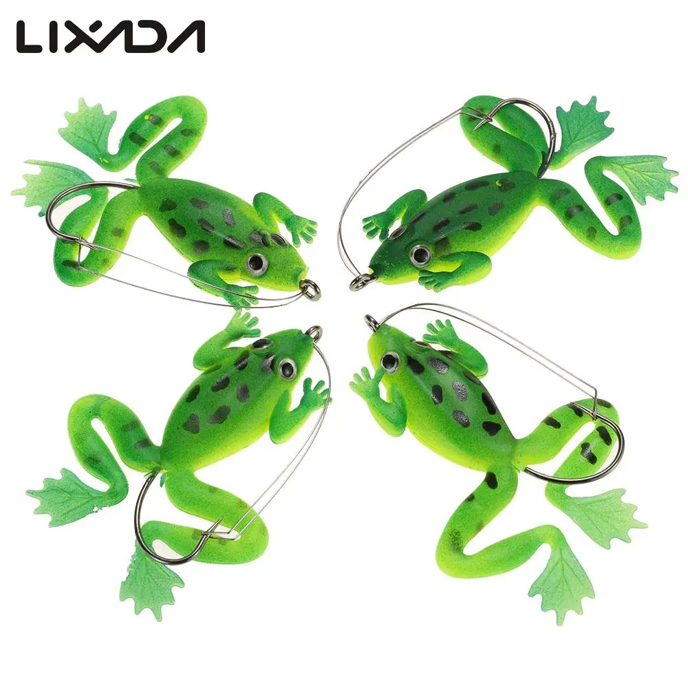 Lixada 4Pcs/lot Topwater Lure Fishing Lures Soft Bait with One Single Hook Fishing Tackle
Lixada 4Pcs/lot Topwater Lure Fishing Lures Soft Bait with One Single Hook Fishing Tackle